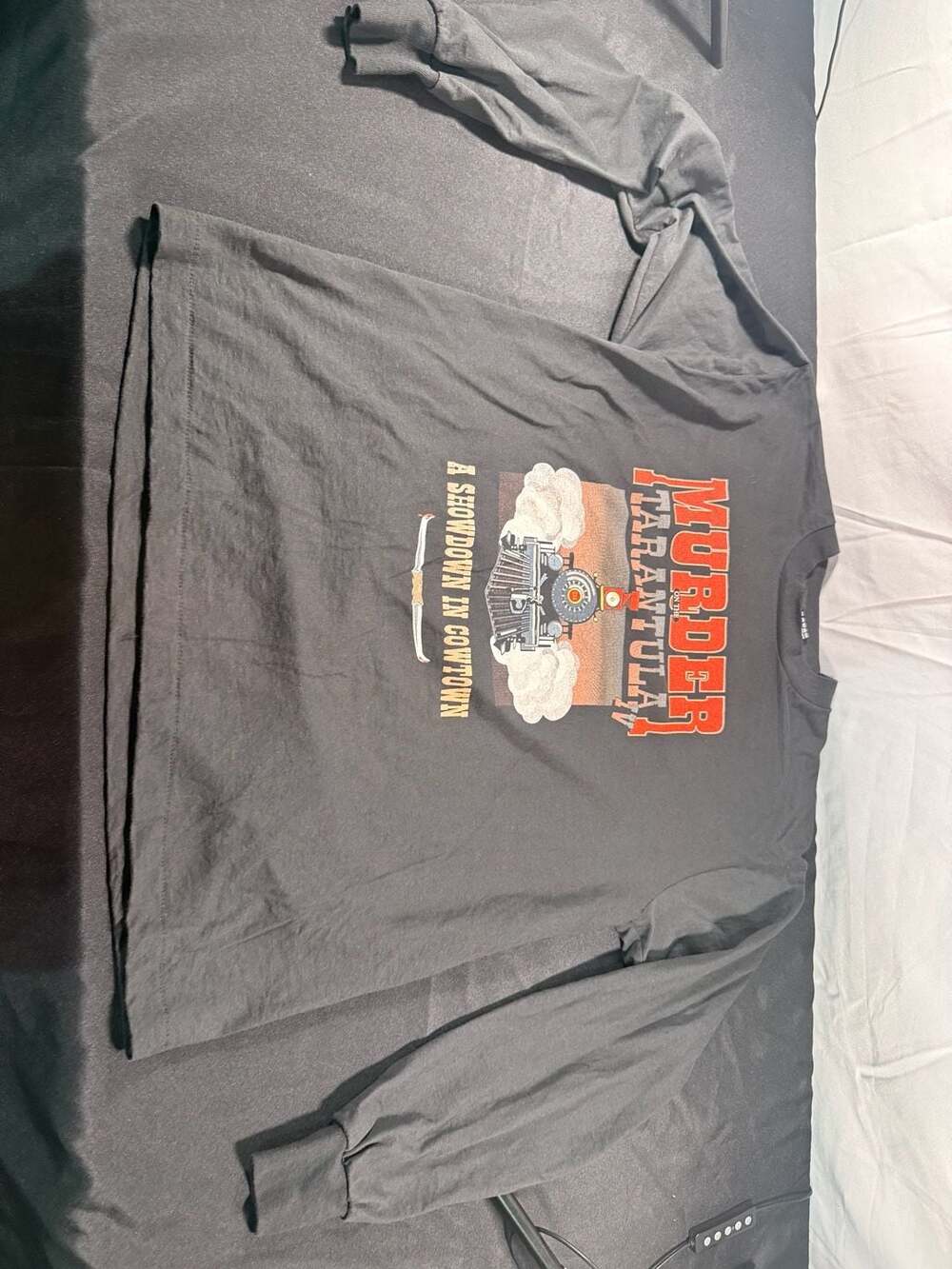 Vintage 1996 Murder On The Tarantula IV Long Sleeve Graphic T-Shirt XL
